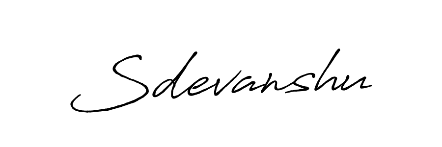 Once you've used our free online signature maker to create your best signature Antro_Vectra_Bolder style, it's time to enjoy all of the benefits that Sdevanshu name signing documents. Sdevanshu signature style 7 images and pictures png