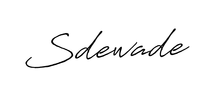 Make a short Sdewade signature style. Manage your documents anywhere anytime using Antro_Vectra_Bolder. Create and add eSignatures, submit forms, share and send files easily. Sdewade signature style 7 images and pictures png
