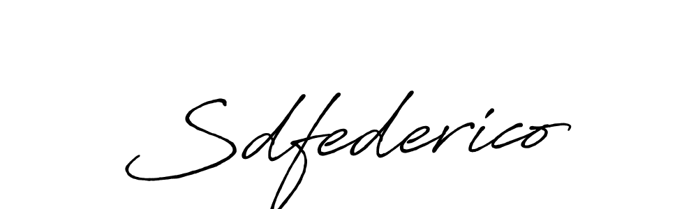 Once you've used our free online signature maker to create your best signature Antro_Vectra_Bolder style, it's time to enjoy all of the benefits that Sdfederico name signing documents. Sdfederico signature style 7 images and pictures png