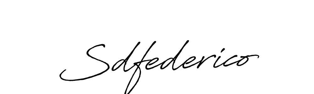 Make a short Sdfederico signature style. Manage your documents anywhere anytime using Antro_Vectra_Bolder. Create and add eSignatures, submit forms, share and send files easily. Sdfederico signature style 7 images and pictures png
