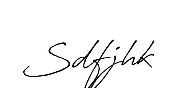 The best way (Antro_Vectra_Bolder) to make a short signature is to pick only two or three words in your name. The name Sdfjhk include a total of six letters. For converting this name. Sdfjhk signature style 7 images and pictures png