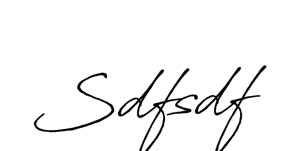 It looks lik you need a new signature style for name Sdfsdf. Design unique handwritten (Antro_Vectra_Bolder) signature with our free signature maker in just a few clicks. Sdfsdf signature style 7 images and pictures png