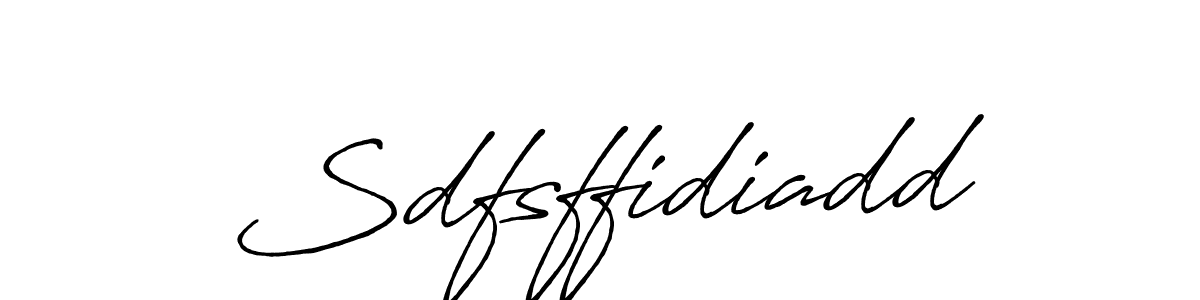 Design your own signature with our free online signature maker. With this signature software, you can create a handwritten (Antro_Vectra_Bolder) signature for name Sdfsffidiadd. Sdfsffidiadd signature style 7 images and pictures png