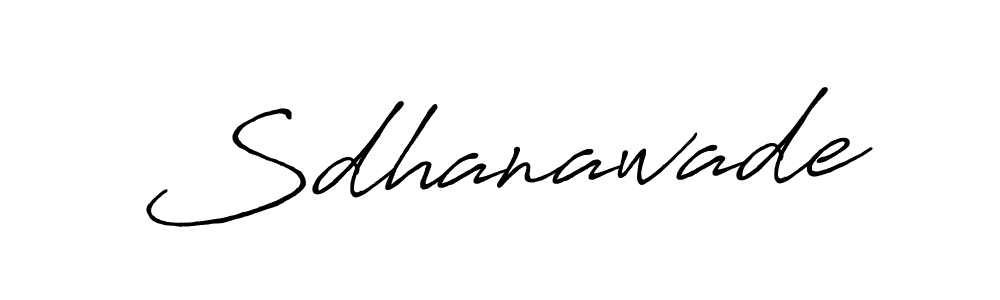 How to Draw Sdhanawade signature style? Antro_Vectra_Bolder is a latest design signature styles for name Sdhanawade. Sdhanawade signature style 7 images and pictures png