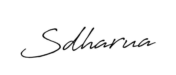 You should practise on your own different ways (Antro_Vectra_Bolder) to write your name (Sdharua) in signature. don't let someone else do it for you. Sdharua signature style 7 images and pictures png