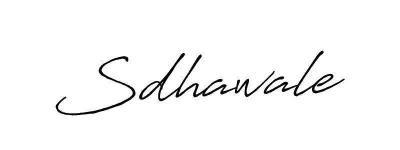 How to Draw Sdhawale signature style? Antro_Vectra_Bolder is a latest design signature styles for name Sdhawale. Sdhawale signature style 7 images and pictures png