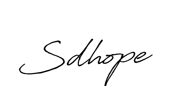 Best and Professional Signature Style for Sdhope. Antro_Vectra_Bolder Best Signature Style Collection. Sdhope signature style 7 images and pictures png