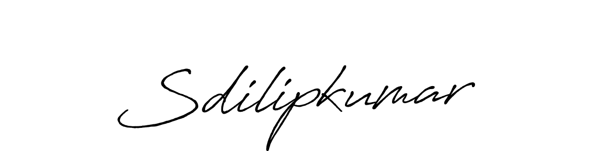 How to Draw Sdilipkumar  signature style? Antro_Vectra_Bolder is a latest design signature styles for name Sdilipkumar . Sdilipkumar  signature style 7 images and pictures png