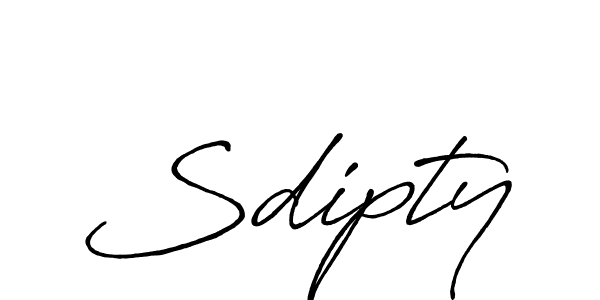 Once you've used our free online signature maker to create your best signature Antro_Vectra_Bolder style, it's time to enjoy all of the benefits that Sdipty name signing documents. Sdipty signature style 7 images and pictures png