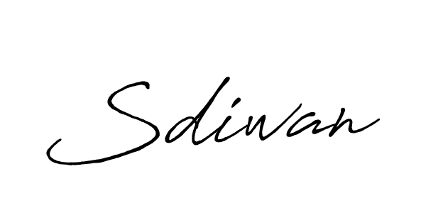 Also we have Sdiwan name is the best signature style. Create professional handwritten signature collection using Antro_Vectra_Bolder autograph style. Sdiwan signature style 7 images and pictures png