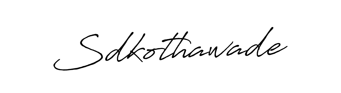How to Draw Sdkothawade signature style? Antro_Vectra_Bolder is a latest design signature styles for name Sdkothawade. Sdkothawade signature style 7 images and pictures png