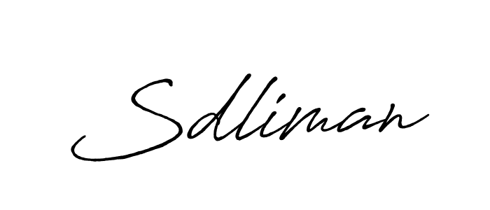 Antro_Vectra_Bolder is a professional signature style that is perfect for those who want to add a touch of class to their signature. It is also a great choice for those who want to make their signature more unique. Get Sdliman name to fancy signature for free. Sdliman signature style 7 images and pictures png