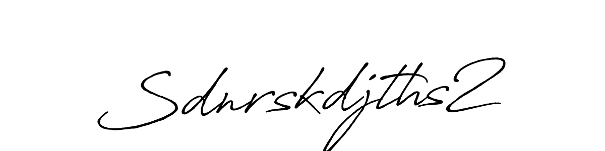 Design your own signature with our free online signature maker. With this signature software, you can create a handwritten (Antro_Vectra_Bolder) signature for name Sdnrskdjths2. Sdnrskdjths2 signature style 7 images and pictures png