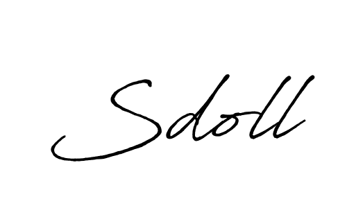 How to Draw Sdoll signature style? Antro_Vectra_Bolder is a latest design signature styles for name Sdoll. Sdoll signature style 7 images and pictures png