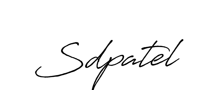 It looks lik you need a new signature style for name Sdpatel. Design unique handwritten (Antro_Vectra_Bolder) signature with our free signature maker in just a few clicks. Sdpatel signature style 7 images and pictures png
