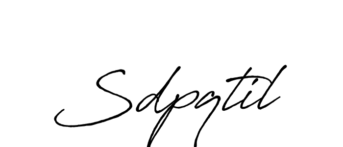 The best way (Antro_Vectra_Bolder) to make a short signature is to pick only two or three words in your name. The name Sdpqtil include a total of six letters. For converting this name. Sdpqtil signature style 7 images and pictures png