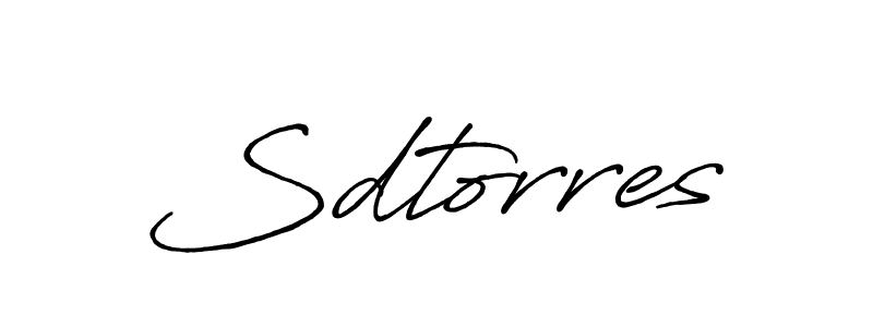 Once you've used our free online signature maker to create your best signature Antro_Vectra_Bolder style, it's time to enjoy all of the benefits that Sdtorres name signing documents. Sdtorres signature style 7 images and pictures png