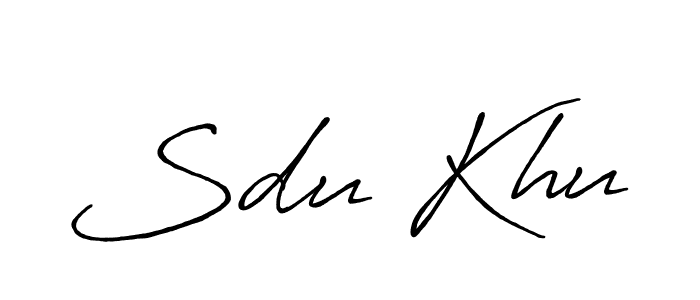 Make a beautiful signature design for name Sdu Khu. Use this online signature maker to create a handwritten signature for free. Sdu Khu signature style 7 images and pictures png