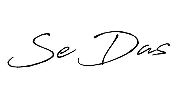 The best way (Antro_Vectra_Bolder) to make a short signature is to pick only two or three words in your name. The name Se Das include a total of six letters. For converting this name. Se Das signature style 7 images and pictures png