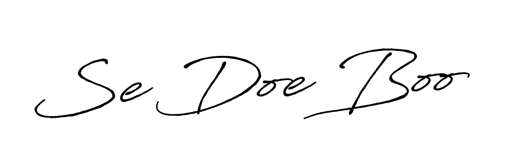 It looks lik you need a new signature style for name Se Doe Boo. Design unique handwritten (Antro_Vectra_Bolder) signature with our free signature maker in just a few clicks. Se Doe Boo signature style 7 images and pictures png