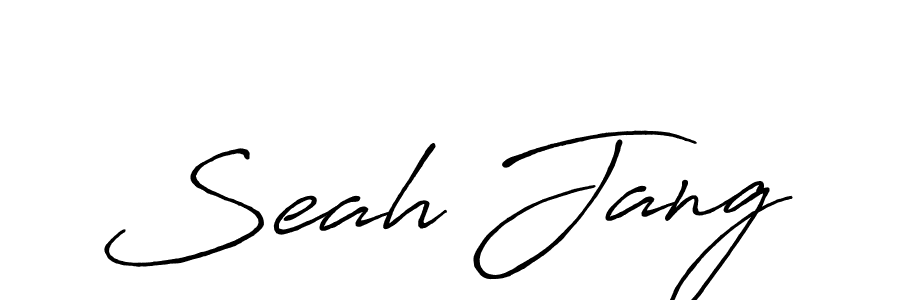 Make a beautiful signature design for name Seah Jang. Use this online signature maker to create a handwritten signature for free. Seah Jang signature style 7 images and pictures png