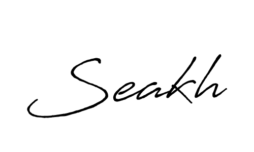 Similarly Antro_Vectra_Bolder is the best handwritten signature design. Signature creator online .You can use it as an online autograph creator for name Seakh. Seakh signature style 7 images and pictures png