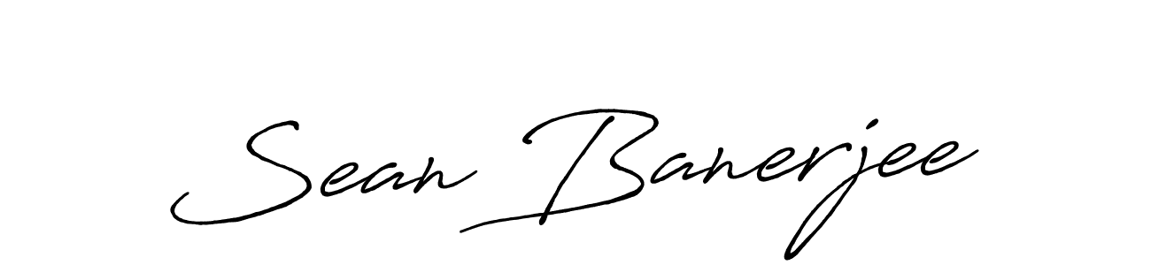 It looks lik you need a new signature style for name Sean Banerjee. Design unique handwritten (Antro_Vectra_Bolder) signature with our free signature maker in just a few clicks. Sean Banerjee signature style 7 images and pictures png