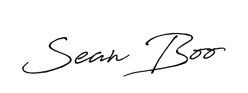 Create a beautiful signature design for name Sean Boo. With this signature (Antro_Vectra_Bolder) fonts, you can make a handwritten signature for free. Sean Boo signature style 7 images and pictures png