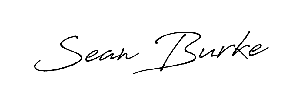 Sean Burke stylish signature style. Best Handwritten Sign (Antro_Vectra_Bolder) for my name. Handwritten Signature Collection Ideas for my name Sean Burke. Sean Burke signature style 7 images and pictures png
