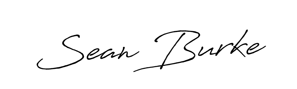 Sean Burke stylish signature style. Best Handwritten Sign (Antro_Vectra_Bolder) for my name. Handwritten Signature Collection Ideas for my name Sean Burke. Sean Burke signature style 7 images and pictures png