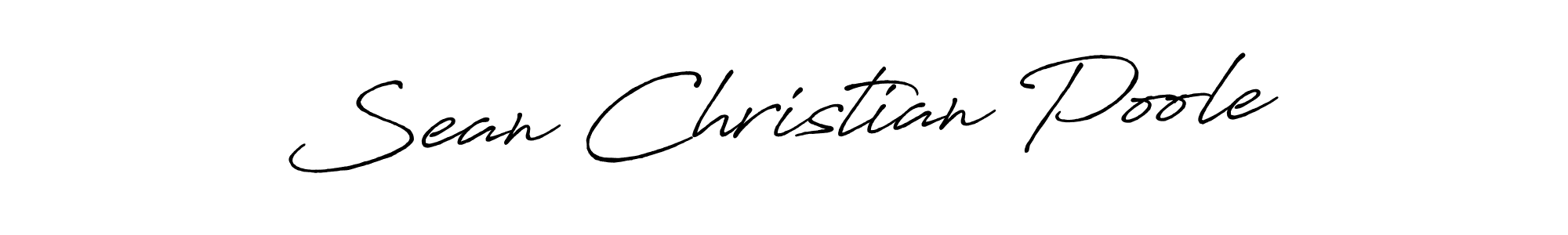 Make a short Sean Christian Poole signature style. Manage your documents anywhere anytime using Antro_Vectra_Bolder. Create and add eSignatures, submit forms, share and send files easily. Sean Christian Poole signature style 7 images and pictures png
