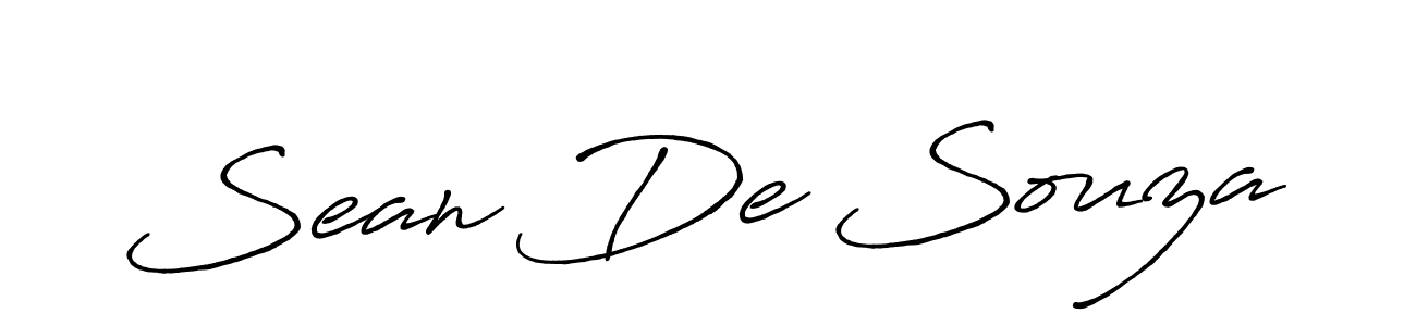 Once you've used our free online signature maker to create your best signature Antro_Vectra_Bolder style, it's time to enjoy all of the benefits that Sean De Souza name signing documents. Sean De Souza signature style 7 images and pictures png