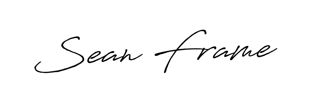The best way (Antro_Vectra_Bolder) to make a short signature is to pick only two or three words in your name. The name Sean Frame include a total of six letters. For converting this name. Sean Frame signature style 7 images and pictures png