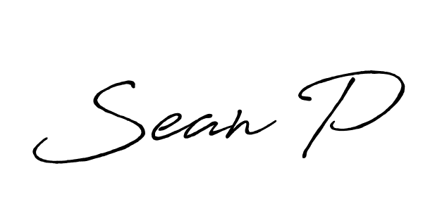 Antro_Vectra_Bolder is a professional signature style that is perfect for those who want to add a touch of class to their signature. It is also a great choice for those who want to make their signature more unique. Get Sean P name to fancy signature for free. Sean P signature style 7 images and pictures png