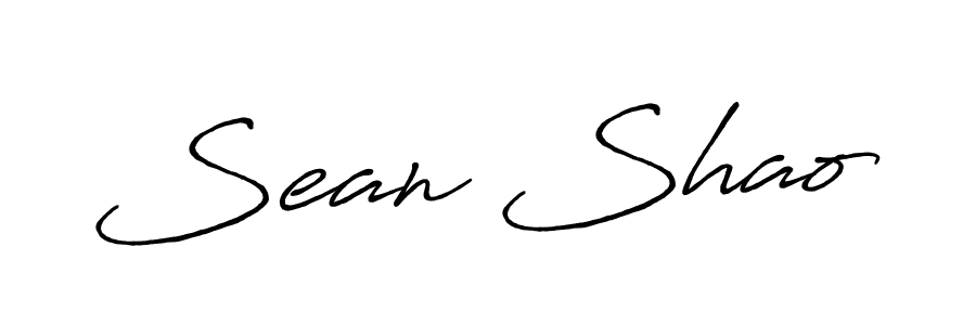 Sean Shao stylish signature style. Best Handwritten Sign (Antro_Vectra_Bolder) for my name. Handwritten Signature Collection Ideas for my name Sean Shao. Sean Shao signature style 7 images and pictures png