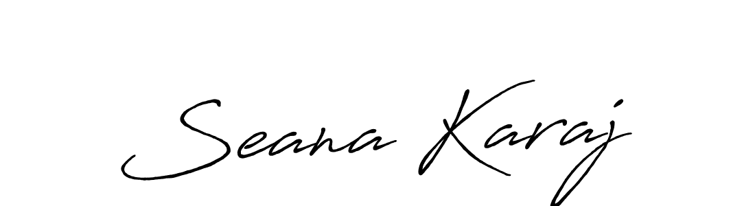 See photos of Seana Karaj official signature by Spectra . Check more albums & portfolios. Read reviews & check more about Antro_Vectra_Bolder font. Seana Karaj signature style 7 images and pictures png