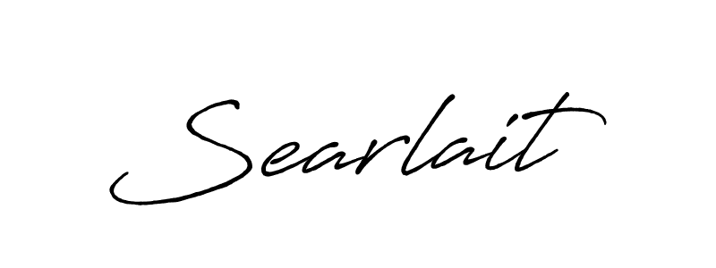 How to make Searlait name signature. Use Antro_Vectra_Bolder style for creating short signs online. This is the latest handwritten sign. Searlait signature style 7 images and pictures png