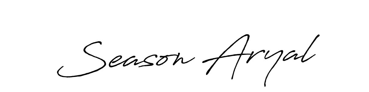 It looks lik you need a new signature style for name Season Aryal. Design unique handwritten (Antro_Vectra_Bolder) signature with our free signature maker in just a few clicks. Season Aryal signature style 7 images and pictures png