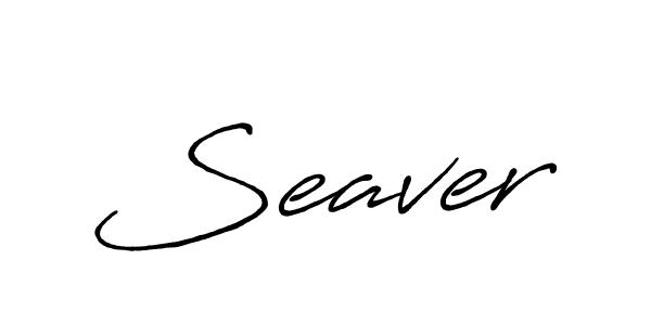 Create a beautiful signature design for name Seaver. With this signature (Antro_Vectra_Bolder) fonts, you can make a handwritten signature for free. Seaver signature style 7 images and pictures png
