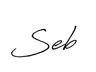 Also we have Seb  name is the best signature style. Create professional handwritten signature collection using Antro_Vectra_Bolder autograph style. Seb  signature style 7 images and pictures png