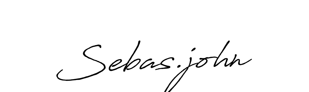 Make a beautiful signature design for name Sebas.john. With this signature (Antro_Vectra_Bolder) style, you can create a handwritten signature for free. Sebas.john signature style 7 images and pictures png