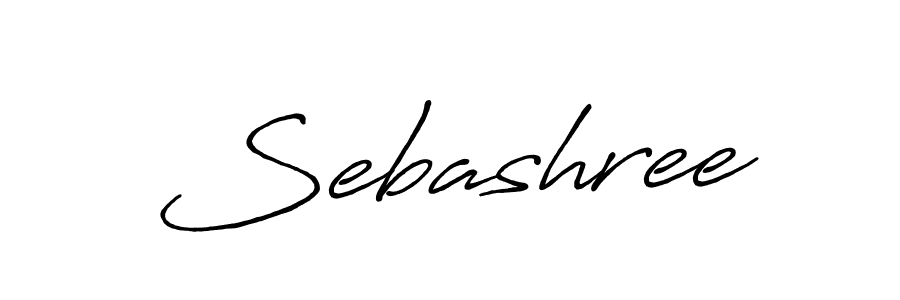 Sebashree stylish signature style. Best Handwritten Sign (Antro_Vectra_Bolder) for my name. Handwritten Signature Collection Ideas for my name Sebashree. Sebashree signature style 7 images and pictures png