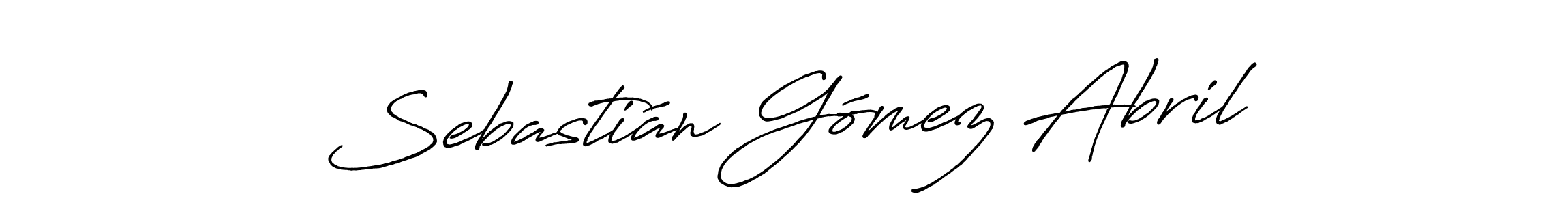 Once you've used our free online signature maker to create your best signature Antro_Vectra_Bolder style, it's time to enjoy all of the benefits that Sebastián Gómez Abril name signing documents. Sebastián Gómez Abril signature style 7 images and pictures png