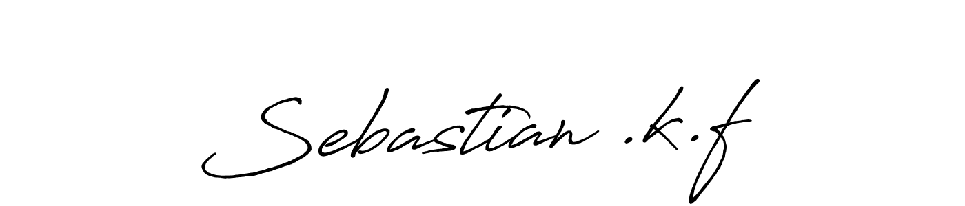 It looks lik you need a new signature style for name Sebastian .k.f. Design unique handwritten (Antro_Vectra_Bolder) signature with our free signature maker in just a few clicks. Sebastian .k.f signature style 7 images and pictures png