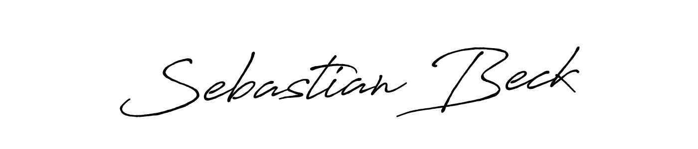 The best way (Antro_Vectra_Bolder) to make a short signature is to pick only two or three words in your name. The name Sebastian Beck include a total of six letters. For converting this name. Sebastian Beck signature style 7 images and pictures png