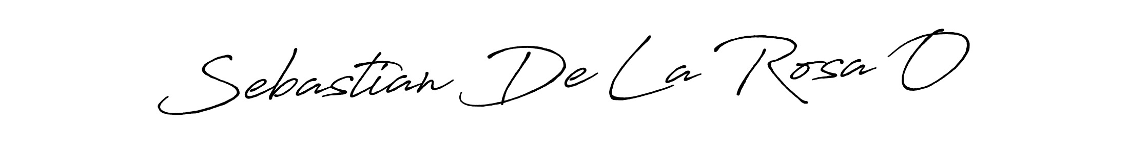 Sebastian De La Rosa O stylish signature style. Best Handwritten Sign (Antro_Vectra_Bolder) for my name. Handwritten Signature Collection Ideas for my name Sebastian De La Rosa O. Sebastian De La Rosa O signature style 7 images and pictures png