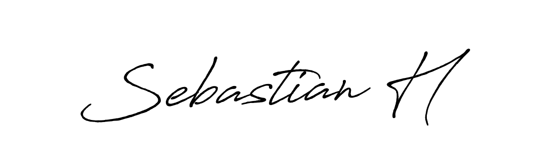 This is the best signature style for the Sebastian H name. Also you like these signature font (Antro_Vectra_Bolder). Mix name signature. Sebastian H signature style 7 images and pictures png