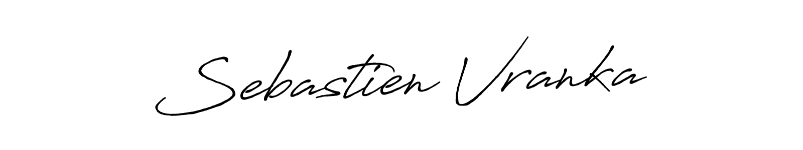 Use a signature maker to create a handwritten signature online. With this signature software, you can design (Antro_Vectra_Bolder) your own signature for name Sebastien Vranka. Sebastien Vranka signature style 7 images and pictures png