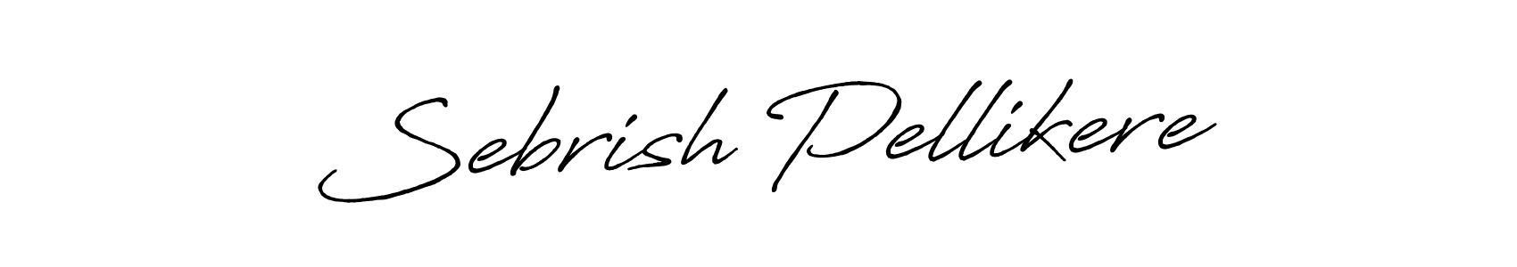 This is the best signature style for the Sebrish Pellikere name. Also you like these signature font (Antro_Vectra_Bolder). Mix name signature. Sebrish Pellikere signature style 7 images and pictures png