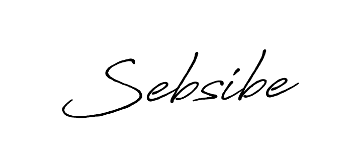 Once you've used our free online signature maker to create your best signature Antro_Vectra_Bolder style, it's time to enjoy all of the benefits that Sebsibe name signing documents. Sebsibe signature style 7 images and pictures png